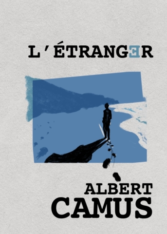 Illustration for Camus' Etranger, digital